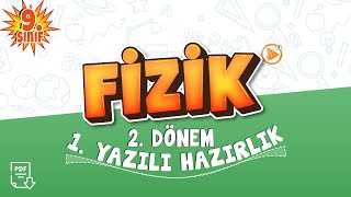 9 Sınıf Fizik 2 Dönem 1 Yazılı Çalışması [upl. by Ettenwahs]