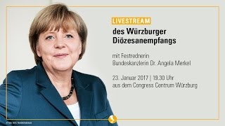 Diözesanempfang mit Bundeskanzlerin Angela Merkel [upl. by Eleira710]