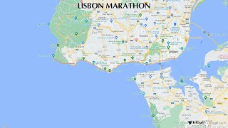 Lisbon Marathon Course Map [upl. by Zoubek]