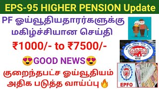 EPS95 Minimum pension hike news  EPFO PF higher pension latest update  PF pension good news epfo [upl. by Kozloski]