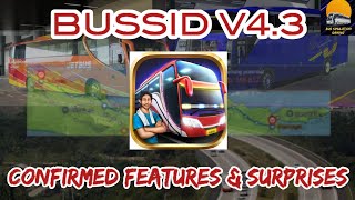 Bussid Update V43Confirmed features amp surprisesFull detailed informationBussid new update [upl. by Yerkovich]