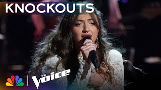 Nini Iris Showstopping Performance of Radioheads quotKarma Policequot  The Voice Knockouts  NBC [upl. by Evan]