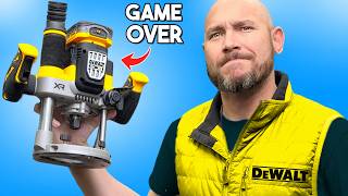 DeWALT Just Changed Woodworking FOREVER genius new router [upl. by Nnylrahc]