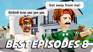 BEST EPISODES COMPILATION 8  ROBLOX Brookhaven 🏡RP  FUNNY MOMENTS [upl. by Aiasi]