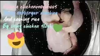 my simple chicken machboos using aerofryer machine [upl. by Philps114]