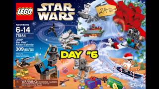 LEGO Star Wars Advent Calendar 201716 Day 6 75184 [upl. by Nosyla325]