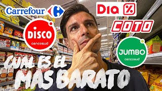 El SUPERMERCADO MÁS BARATO de ARGENTINA es 🇦🇷 ¿Día Carrefour Coto Jumbo o Disco [upl. by Townie]