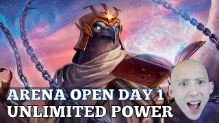 UNLIMITED POWER  Arena Open Day 1  Alchemy Constructed  MTG Arena [upl. by Townshend931]