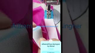 tag your friendalibamahfuza desingner shortstrending viral sewing elastic stitching [upl. by Diann]