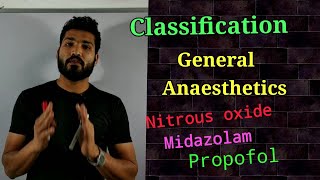 General Anaesthetics Classification [upl. by Eeral]