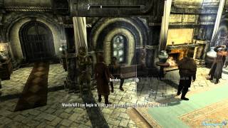 Skyrim How to create a distraction in Thalmor Embassy Diplomatic Immunity [upl. by Odraboel]