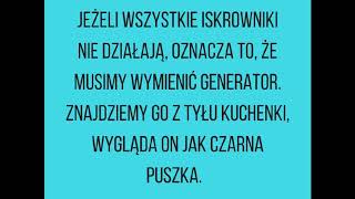 Kuchenka gazowa nie odpala Co zrobić [upl. by Alol]