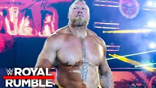 Brock Lesnar Returns in Royal Rumble 2024  Brock Lesnar enters in 30 Men Royal rumble 2024 [upl. by Quita762]