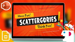 SCATTERGORIES  Free PowerPoint amp Google Slides Game for ESL EFL and Foreign Languages [upl. by Freda257]