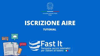 VIDEO TUTORIAL ISCRIZIONE ALL’ AIRE – CONSOLATO GENERALE D’ITALIA A PARIGI [upl. by Aratal]