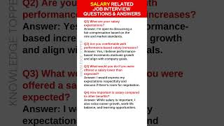 What are Your Salary Expectations  Common Job Interview Question and Answers [upl. by Enyaw]