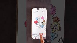 My Special BTS Phone 🤳🏻📱shorts diy handmade [upl. by Gut]