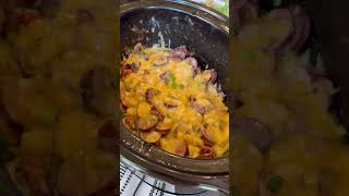 Crockpot Cheesy Potatoes amp Kielbasa healthyfood cookingchannel cookingrecipes steak cooking [upl. by Ethelda]