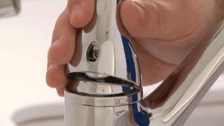 Stop Faucet Handle Leaking  How to Replace a Kitchen Faucet Valve [upl. by Nedrud]