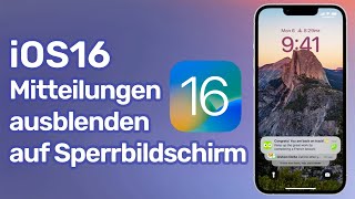 iOS 16 Mitteilungen DeaktivierenNachrichten Ausschalten So tut man auf SperrbildschirmiPhone 14 [upl. by Ilrebmyk]