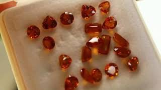 Spessartite Garnet or Hessonite Garnet [upl. by Aprile]