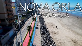 OBRAS NOVA ORLA EM MONGAGUÁ SP MUDA DE MANEIRA POSITIVA A INTEGRAÇÃO DE CICLOVIA COM CALÇADÃO [upl. by Nahgaem668]