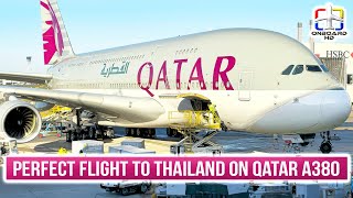 TRIP REPORT  Perfect LongHaul on Qatar Airways A380  Doha to Bangkok  QATAR AIRWAYS Airbus A380 [upl. by Dolphin]