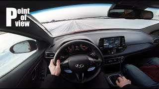 Hyundai I30N FWD on ice is no fun [upl. by Hilten]