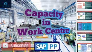 Capacity view in work centre work center in SAP  sap work centercapacity view work center in SAP [upl. by Ydnahs291]