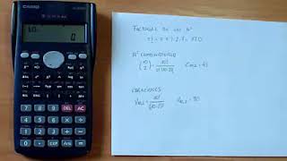 Combinatoria con calculadora [upl. by Ellehcen920]