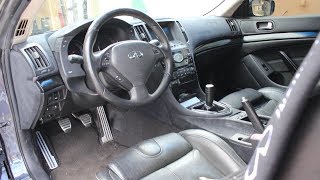 Making my G37 Interior BLACK [upl. by Rhu]