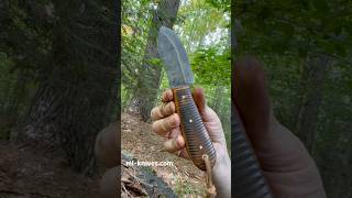 Heritage Nessmuk knife with textured corn cob grip [upl. by Elihu]