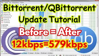 Bittorrent Update Tutorial how to make qbittorrent download faster 2023 how to speed up qbittorrent [upl. by Hniht]