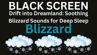 Drift into Dreamland Soothing Blizzard Sounds for Deep Sleep amp Ultimate Relaxation [upl. by Minor117]