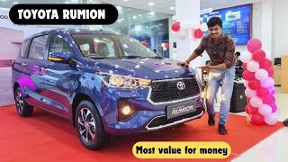 Toyota Rumion 🔥 is the most value for money 7 seater car in 🇮🇳 INDIA [upl. by Nirhtak]