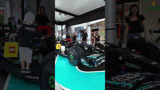 shorts F1 Race Car LEGO Life Size 3D Build at Orchard Road singapore grandprix lego formula1 [upl. by Noyk]