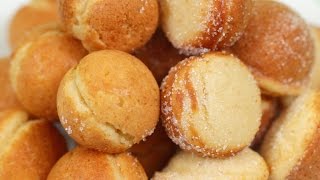 Baby Castella and Suzu Castella Recipe Small Kasutera Cake using Takoyaki Pan  Cooking with Dog [upl. by Lorelle195]