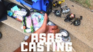 ASAS UNTUK BERMULA CASTING REEL ROD TALI LEADER DAN UMPAN [upl. by Favien757]