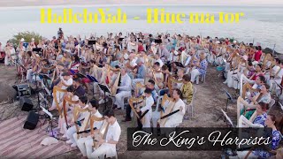 HALLELUYAH HINE MA TOV ft Joshua Aaron Nizar Francis LIVE Harp Worship at Sea of Galilee [upl. by Asin]