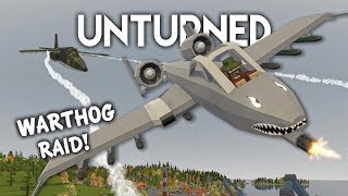 Unturned  Warthog Jet Raid Roleplay Survival [upl. by Lasser]