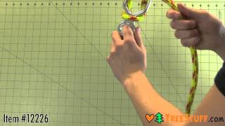 Petzl Huit Descender  Treestuffcom 360 View [upl. by Nemra755]