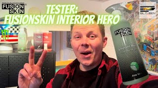 FUSIONSKIN INTERIOR HERO 🧽  TESTER PODUKTET I KABINEN fusionskin interiorhero kabinerens [upl. by Acsecnarf]