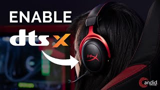 How to enable DTSX on HyperX headphones [upl. by Aslam]