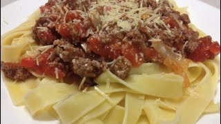 SPAGHETTI BOLOGNESE  Low Fat Recipe [upl. by Ramon]