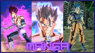 CAC All DBS Manga EPIC TransformationsAwoken Skills  Dragon Ball Xenoverse 2 Mods [upl. by Denver]