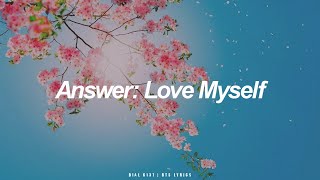 Love MyselfEnglish Lyrics BTS 방탄소년단 [upl. by Elsie187]