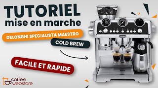 Guide dutilisation  DeLonghi Specialista Maestro Cold Brew [upl. by Levina]