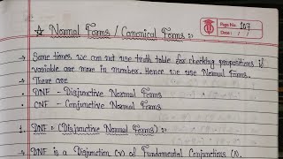 216  Normal Forms CNF DNF amp Examples  Propositional Logic  DM [upl. by Naltiak]