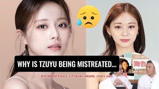 A friend of tzuyus mum calls out jyp over mistreatment towards tzuyu tzuyu twice jyp short [upl. by Trahern459]