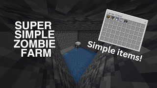 Easiest Minecraft Zombie Mob Spawner XP Farm  Tutorial 121 and above [upl. by Lleinad]